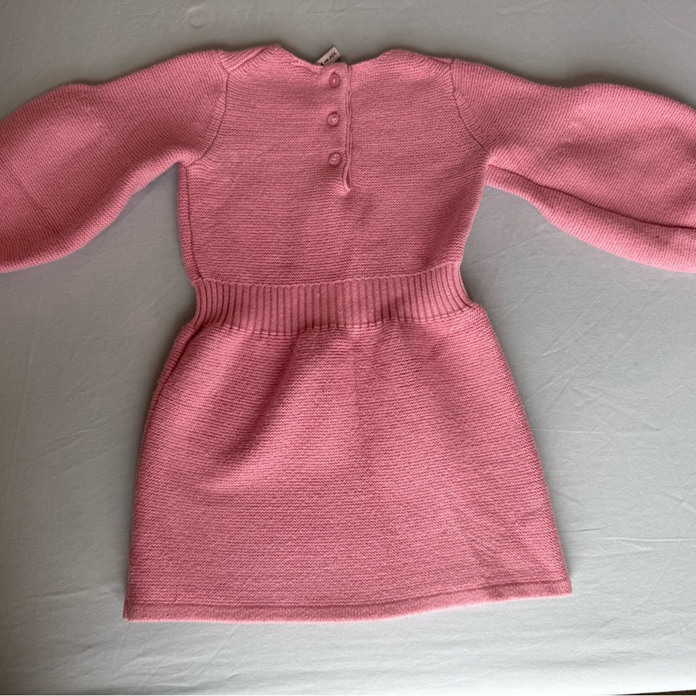 Bundle of 2 Janie and Jack baby girl sweater dresses. Size- 2T - Picture 5 of 8